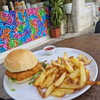 Hej Vegan Burger at Art Burger in Pisa