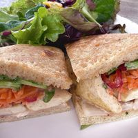 Tofu Banh Mi  at Urbane Cafe in North Hollywood