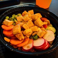 Teriyaki tofu bowl at Umami Rice Bowls in Fairview Park