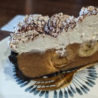 bannoffee pie at Freya Cafe in Warsaw