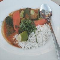 Vegetable curry at Mistura in Conil De La Frontera
