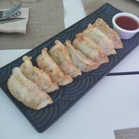 Vegetables gyozas at Mistura in Conil De La Frontera