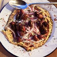 Hummus at Mistura in Conil De La Frontera