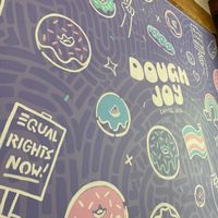 Beautiful mural at Dough Joy - SW Oregon in Seattle