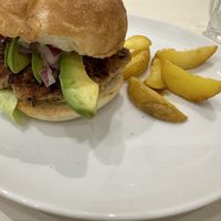 Went back for a vegan burger photo 🤤  at Whitely Kyoto in Kyoto