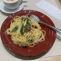Spaghetti with sausage   at Whitely Kyoto in Kyoto