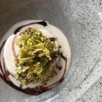 Swede with coconut cream sauce   at Sault in Daylesford