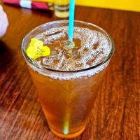 Sweet fern tea #Veganuary at Wahpepah's Kitchen in Oakland