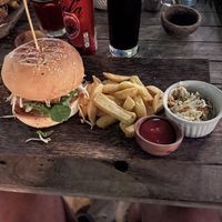 Vegan Indo Burger  at Karma Kayak in 