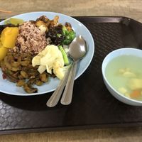 Brown rice  at SuManYuan 素满园 - People's Park Centre in Central Singapore