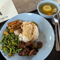 Buffet. Comes with bowl of broth. at SuManYuan 素满园 - People's Park Centre in Central Singapore