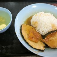 Fish with rice at SuManYuan 素满园 - People's Park Centre in Central Singapore
