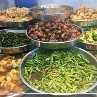 Food selection  at SuManYuan 素满园 - People's Park Centre in Central Singapore