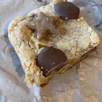 I can't remember what flavour the blondie was supposed to be (sort of gingery and autumnal), but it was good!   at The Nook in Durham