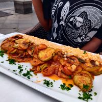 Vegan ratatouille at Capri in Lanzarote