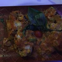 Stuffed courgette  at Capri in Lanzarote