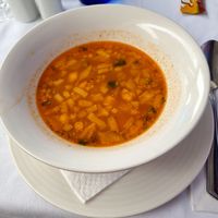 Vegetable soup at Capri in Lanzarote