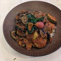 The ratatouille was lovely, big portion too at Capri in Lanzarote