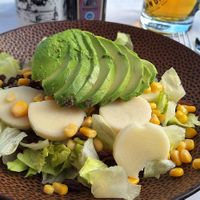 Volcano salad at Capri in Lanzarote