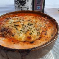 Veggie lasagne at Capri in Lanzarote