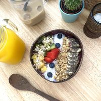 Lovely staff and food! Vegan milks available for coffee, plenty of vegan options and staff was happy to adapt. Loved it, will go back tomorrow!   at Indigo Bar in Lagos