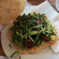 Sandwich with Avocado, Tomatoes, Lettuce, capers and dill at GÖTTLICH Essen & Trinken in Berlin
