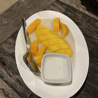 mango sticky rice   at Mr. A Cafe in Koh Chang