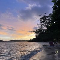 sunset views !  at Mr. A Cafe in Koh Chang