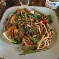 Udon in wok  at Weisser Schwan in Potsdam