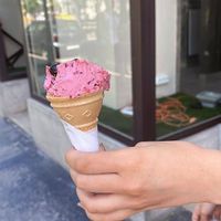 Forest Berry flavor at Dolce Fantasia Gelateria Italiana in Budapest