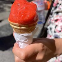 Strawberry Flavor at Dolce Fantasia Gelateria Italiana in Budapest