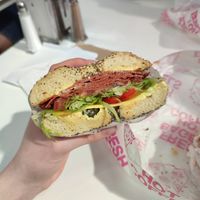 Deli Dynasty deluxe at KINGBABYBAGELS in Newcastle Upon Tyne