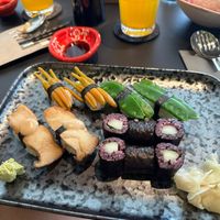 Vegan sushi set  at Yaoyao in Salzburg