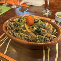 wok de arroz yamani y vegetales  at Pura Vida in El Calafate