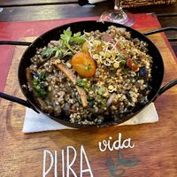 Wok dish  at Pura Vida in El Calafate