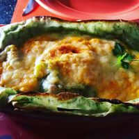 Lasaña at Pura Vida in El Calafate