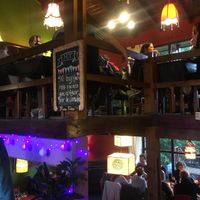 Nice hippy vibe inside at Pura Vida in El Calafate