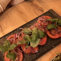 tomato salad starter   at Tipu in Mannheim