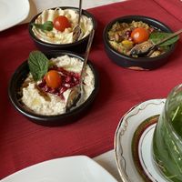 Die 3 Dips zur Vegetarische Platte für 2 Personen (Vegan)  at Royal Lebanon in Giessen