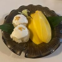 Mango sticky rice at Jim Thompson in Central Singapore