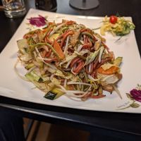 Rainbow noodles at Dancing Noodles in Vienna