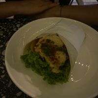 Falafel wrap  at Planta in Phnom Penh