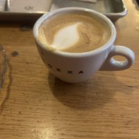 Flat white at Origin - Coffee Shop Végétal in Strasbourg