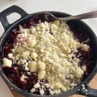 Beerencrumble   at Café Levi in Bad Bentheim