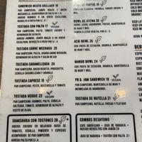 Carta marcada 🫶  at Kuk Bread Bowls in Lima