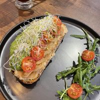 Tostada veggie  at Kuk Bread Bowls in Lima