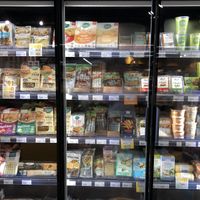 Large vegan selection  at La Vie Claire in Crozon