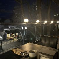 Outdoor seating   at Esushi in Chisinau
