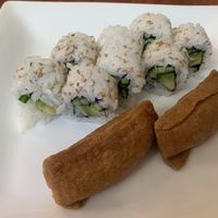 Vegetable roll with inari  at Osaka Sushi in Sacramento