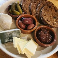 Cheese plate at Koko Green in Nice